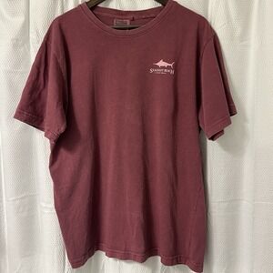 Comfort Colors/US Vintage Seacrest Beach XL Swordfish Burgundy‎ T-Shirt  EUC